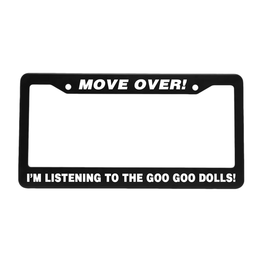Move Over! License Plate Frame