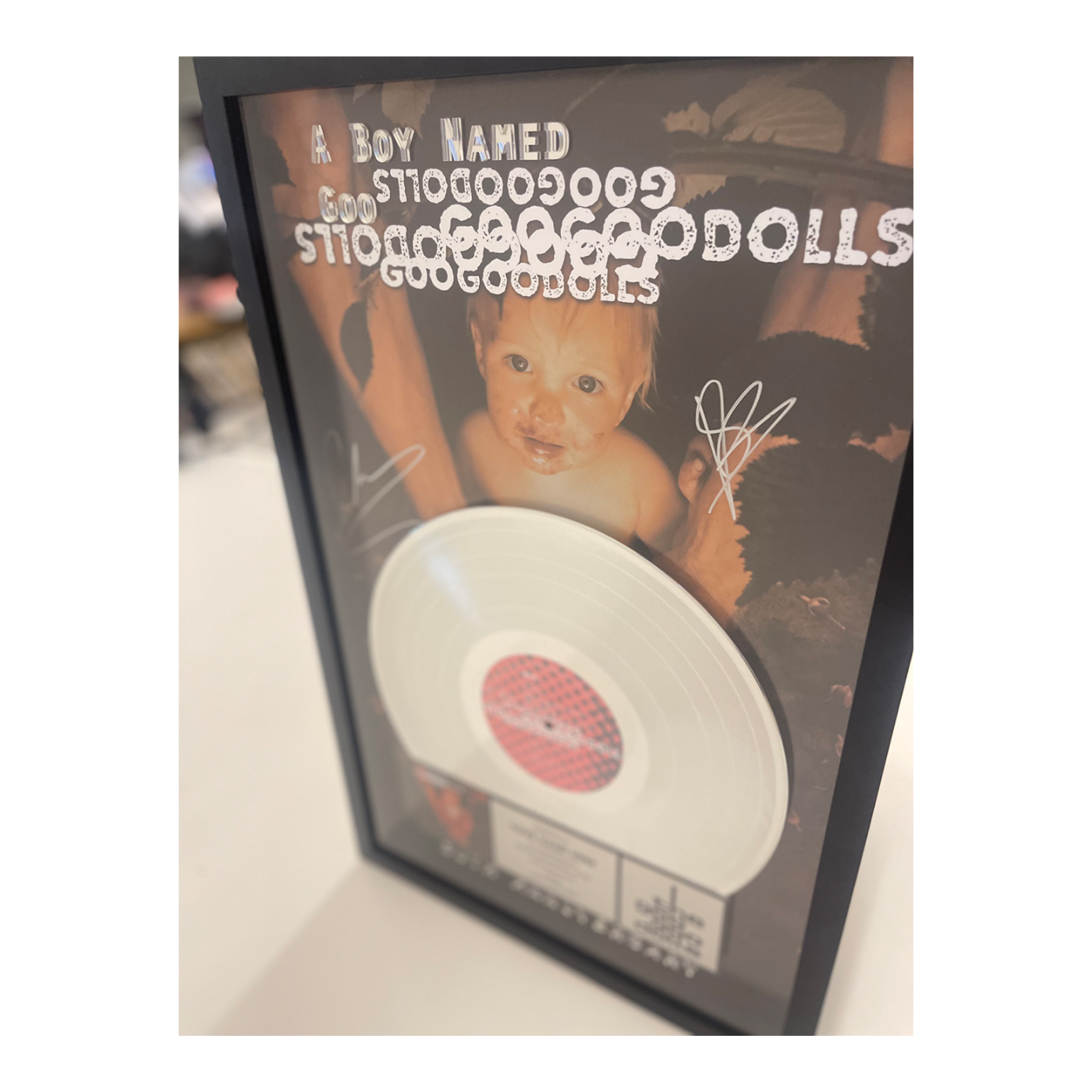 A Boy Named Goo 30th Anniversary Collectors Plaque