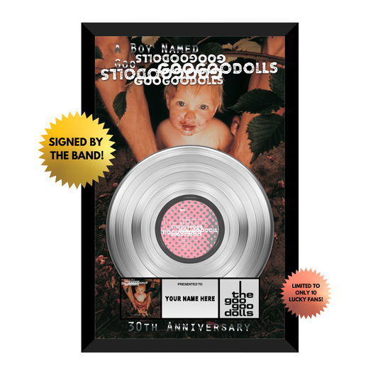 A Boy Named Goo 30th Anniversary Collectors Plaque