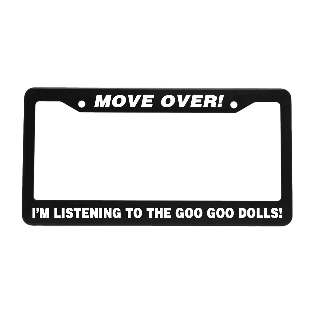 Move Over! License Plate Frame