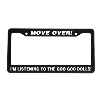 Move Over! License Plate Frame