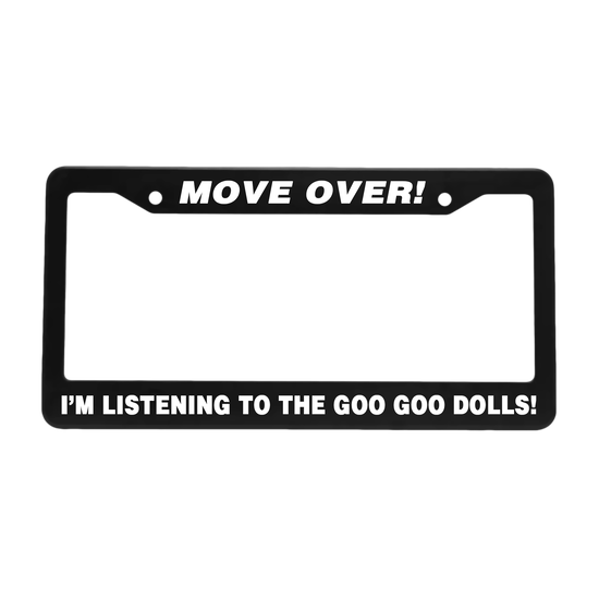 Move Over! License Plate Frame