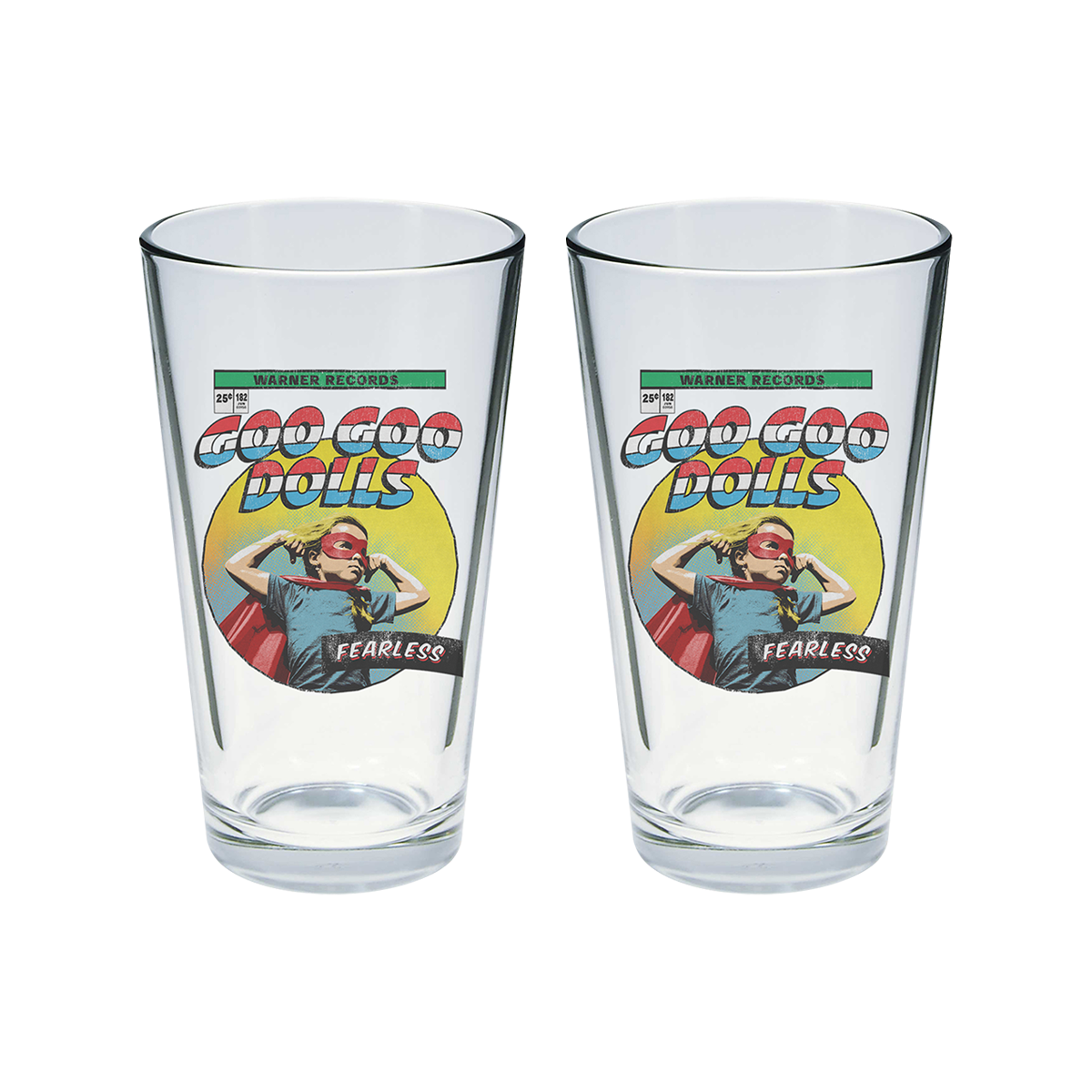 Fearless Pint Glasses Set | Goo Goo Dolls Official Store